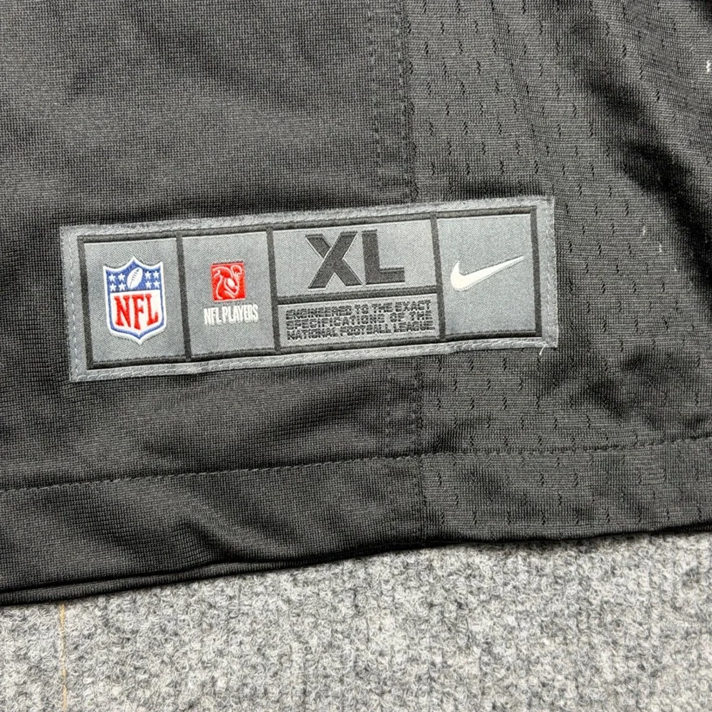 Nike Pittsburgh Steelers Mitchell Trubisky 10‎ Jersey Mens XL Black On Field NFL